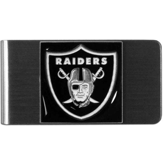 Oakland Raiders Steel Money Clip (SSKG) - 757 Sports Collectibles