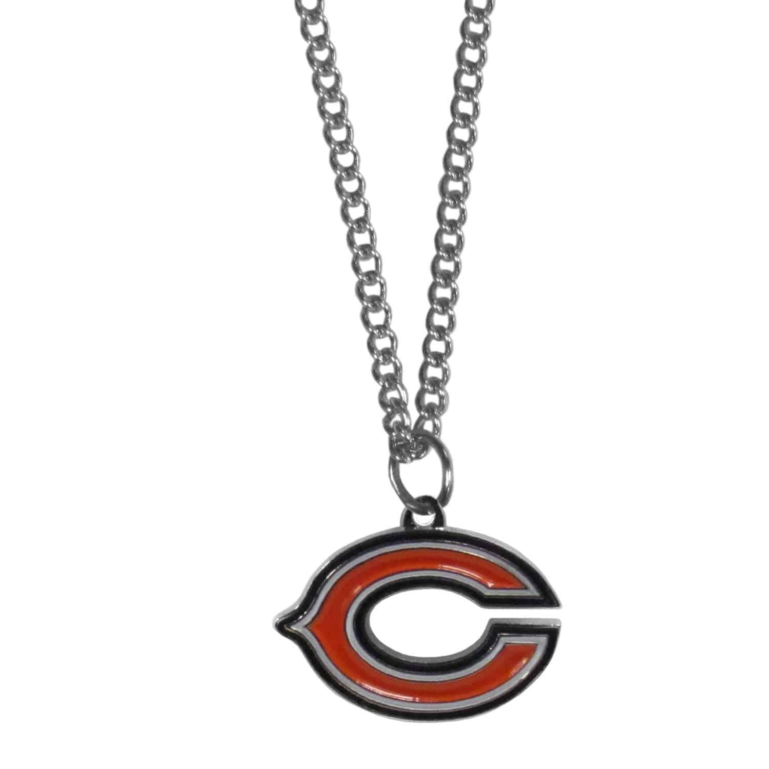 Chicago Bears Chain Necklace with Small Charm (SSKG) - 757 Sports Collectibles