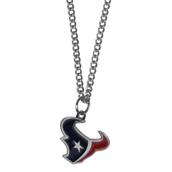 Houston Texans Chain Necklace with Small Charm (SSKG) - 757 Sports Collectibles