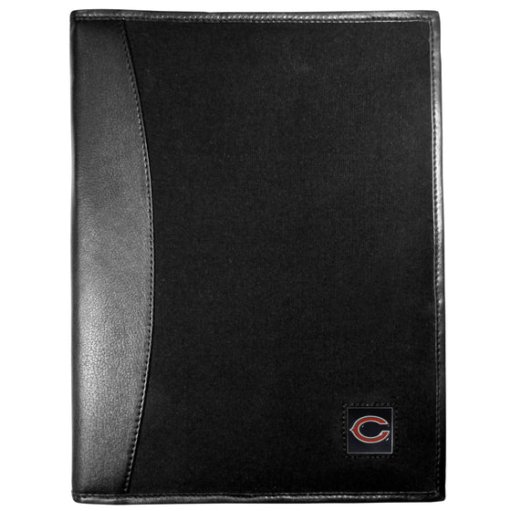 Chicago Bears Leather and Canvas Padfolio (SSKG) - 757 Sports Collectibles