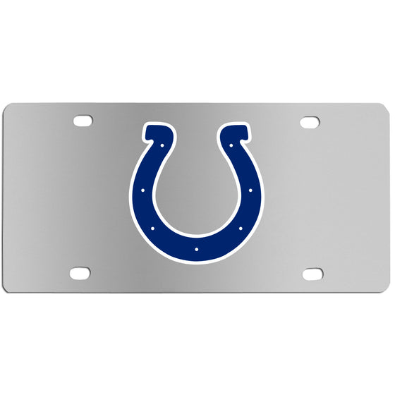 Indianapolis Colts Steel License Plate Wall Plaque (SSKG) - 757 Sports Collectibles