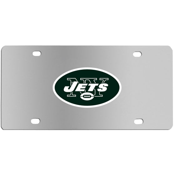 New York Jets Steel License Plate Wall Plaque (SSKG) - 757 Sports Collectibles