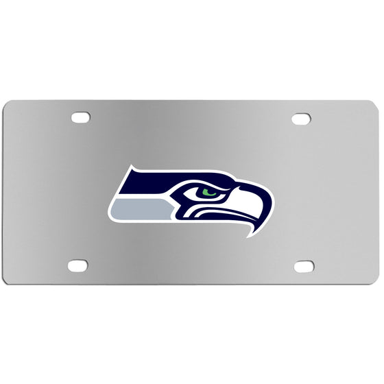 Seattle Seahawks Steel License Plate Wall Plaque (SSKG) - 757 Sports Collectibles