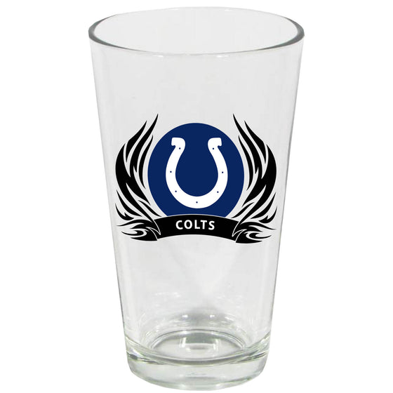 Indianapolis Colts Screen Printed Pint Glass (SSKG) - 757 Sports Collectibles
