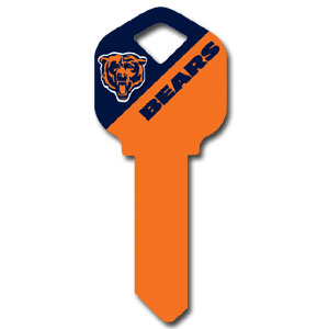 Kwikset NFL Key - Chicago Bears (SSKG) - 757 Sports Collectibles