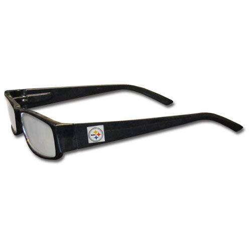 Pittsburgh Steelers Black Reading Glasses +2.25 (SSKG) - 757 Sports Collectibles