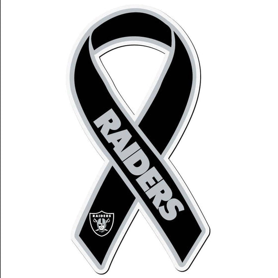 Oakland Raiders Ribbon Magnet (SSKG) - 757 Sports Collectibles