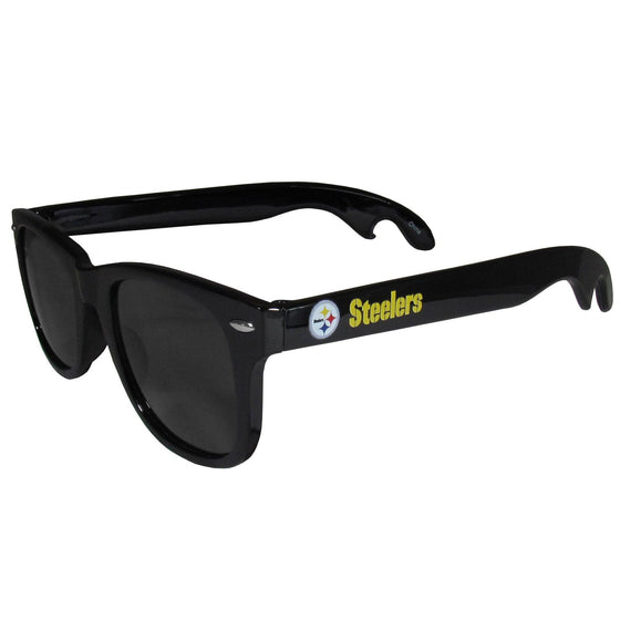Pittsburgh Steelers Beachfarer Bottle Opener Sunglasses - 757 Sports Collectibles