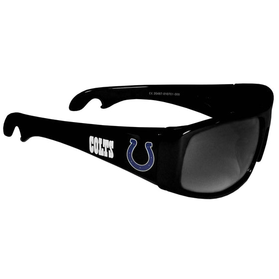 Indianapolis Colts Wrap Bottle Opener Sunglasses - 757 Sports Collectibles