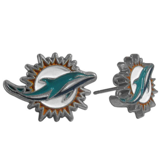 Miami Dolphins Stud Earrings (SSKG) - 757 Sports Collectibles