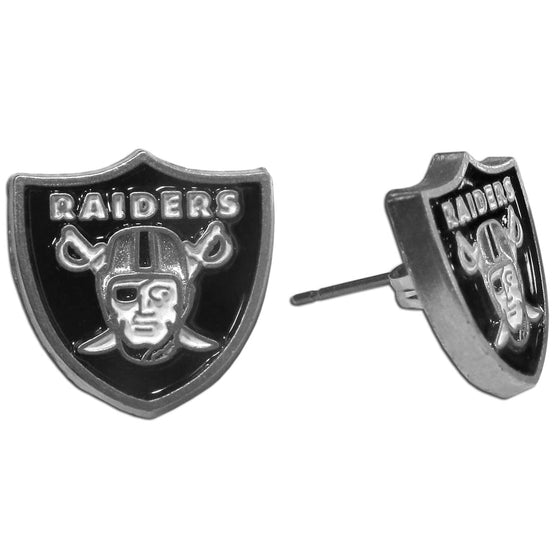 Oakland Raiders Stud Earrings (SSKG) - 757 Sports Collectibles