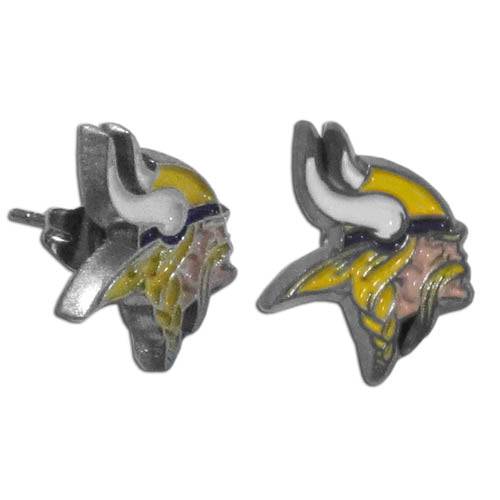 Minnesota Vikings Stud Earrings (SSKG) - 757 Sports Collectibles