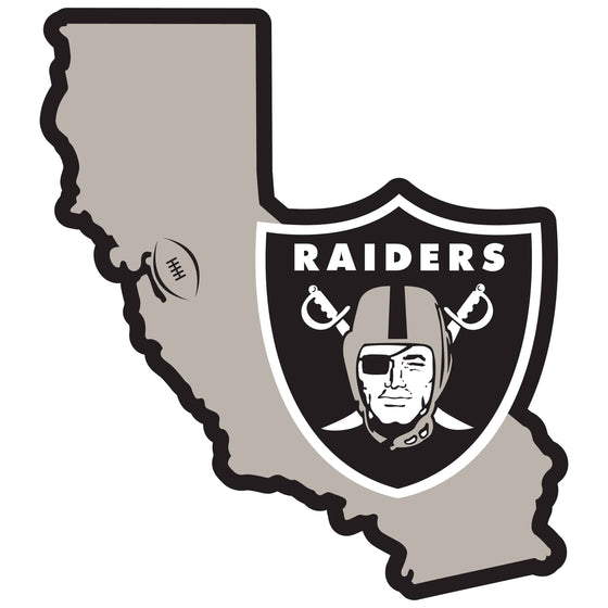 Oakland Raiders Home State 11 Inch Magnet (SSKG) - 757 Sports Collectibles