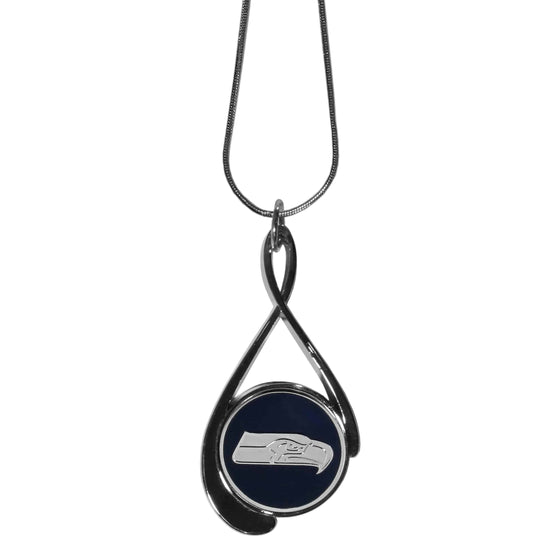 Seattle Seahawks Tear Drop Necklace (SSKG) - 757 Sports Collectibles