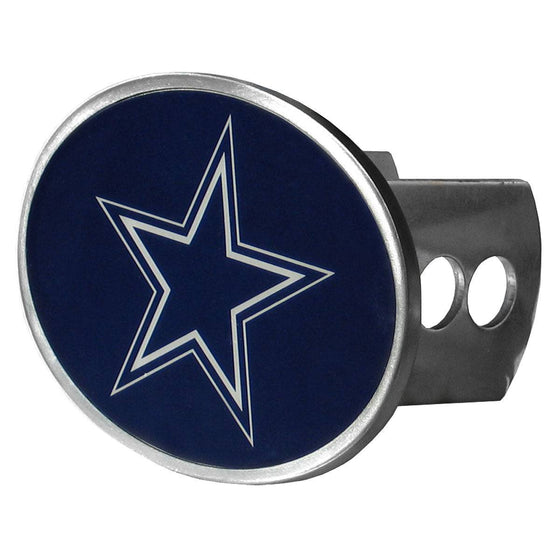 Dallas Cowboys Oval Metal Hitch Cover Class II and III (SSKG) - 757 Sports Collectibles