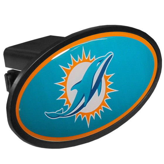 Miami Dolphins Plastic Hitch Cover Class III (SSKG) - 757 Sports Collectibles