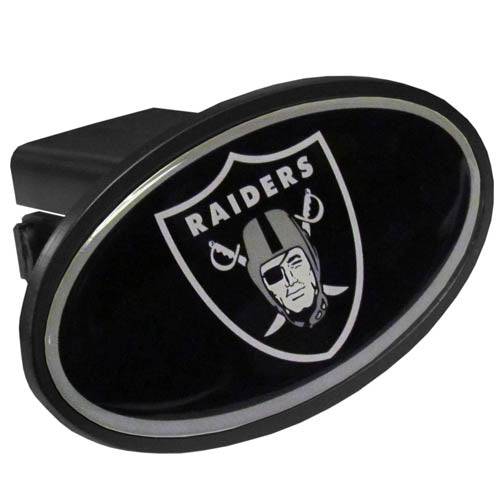Oakland Raiders Plastic Hitch Cover Class III (SSKG) - 757 Sports Collectibles
