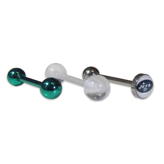 New York Jets 3 pk Tongue Rings (SSKG) - 757 Sports Collectibles
