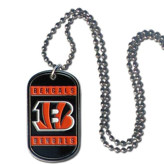 Cincinnati Bengals Tag Necklace (SSKG) - 757 Sports Collectibles