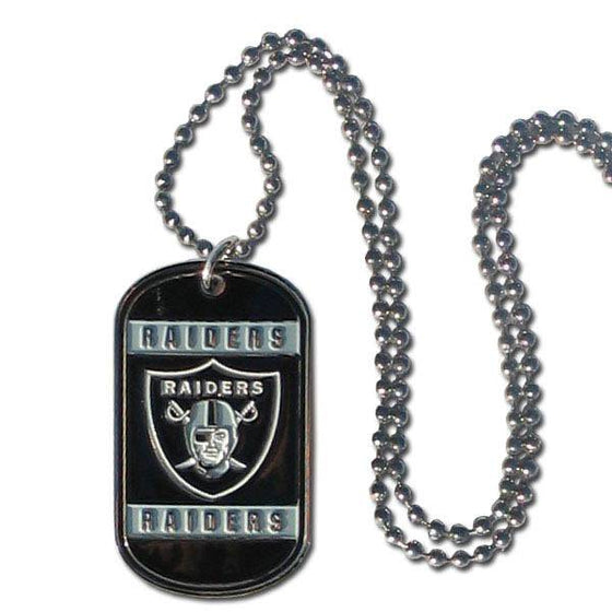 Oakland Raiders Tag Necklace (SSKG) - 757 Sports Collectibles