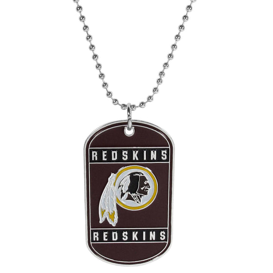 Washington Redskins Tag Necklace (SSKG) - 757 Sports Collectibles