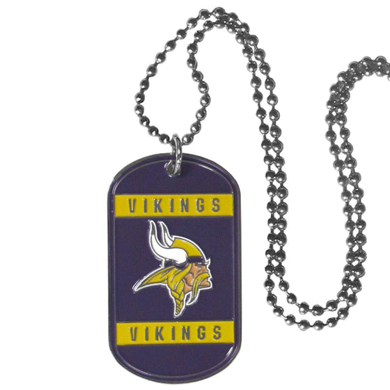 Minnesota Vikings Tag Necklace (SSKG) - 757 Sports Collectibles