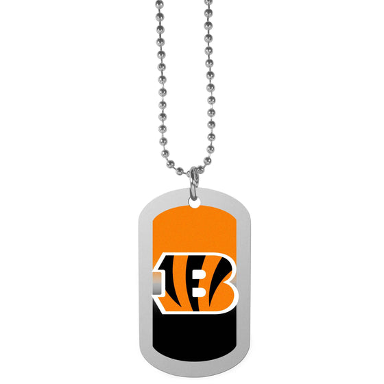 Cincinnati Bengals Team Tag Necklace (SSKG) - 757 Sports Collectibles