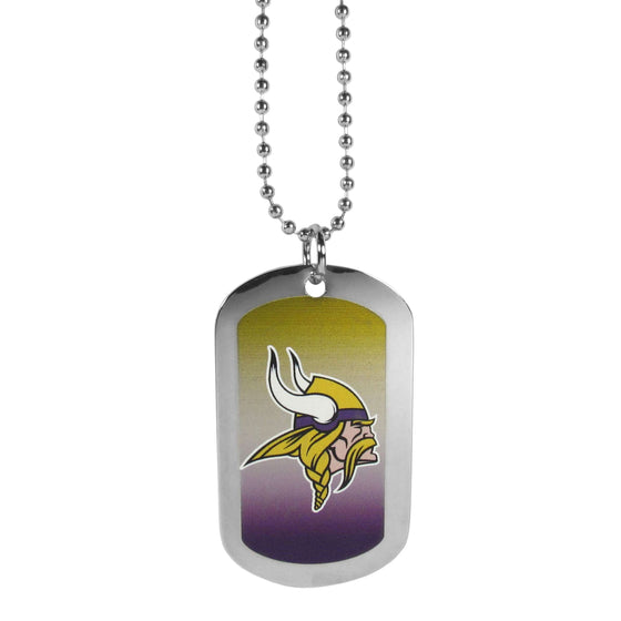 Minnesota Vikings Team Tag Necklace (SSKG) - 757 Sports Collectibles
