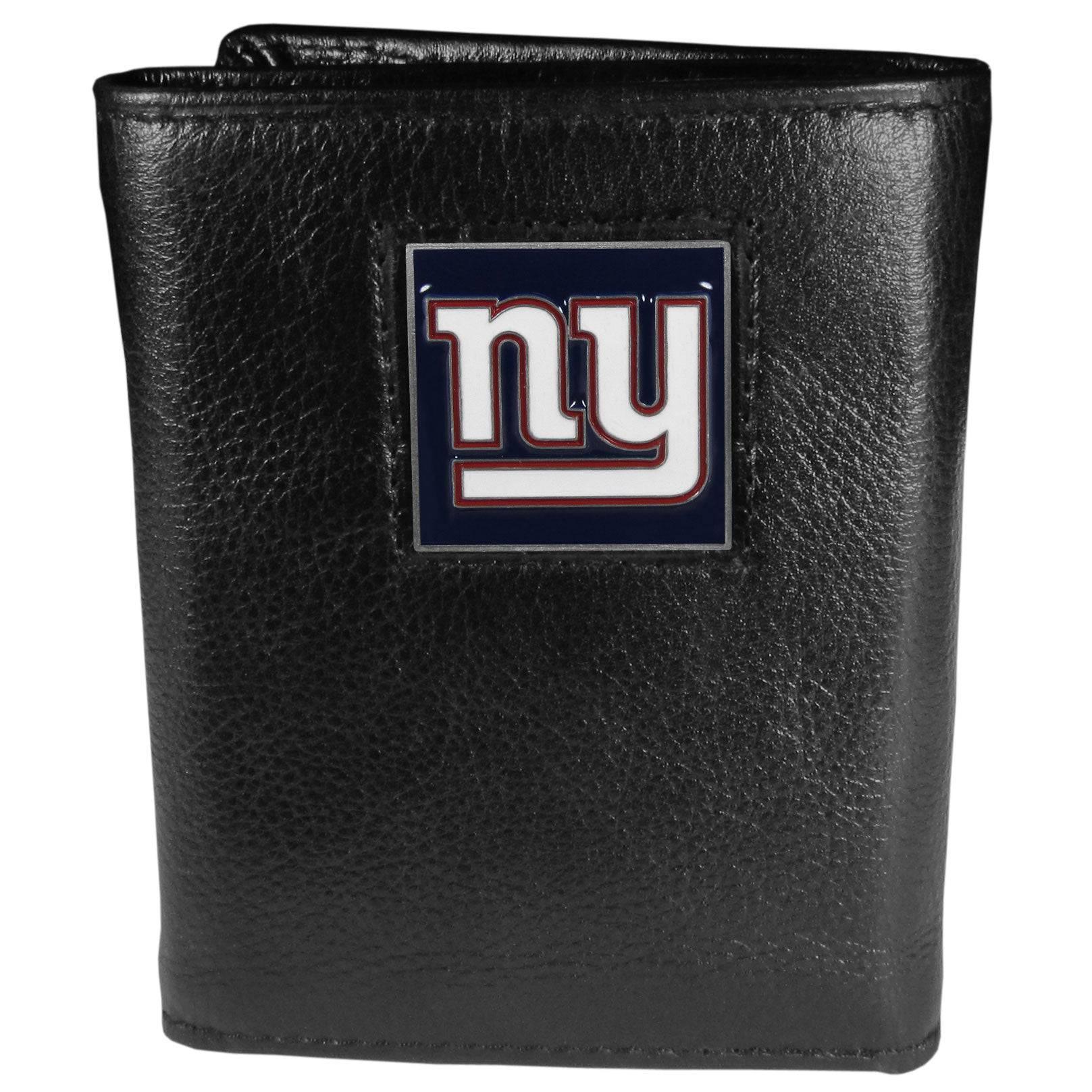 New York Giants Leather Tri-fold Wallet (SSKG) - 757 Sports Collectibles