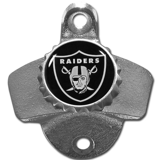 Oakland Raiders Wall Mounted Bottle Opener (SSKG) - 757 Sports Collectibles