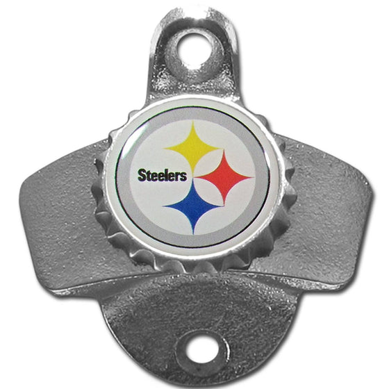 Pittsburgh Steelers Wall Mounted Bottle Opener (SSKG) - 757 Sports Collectibles