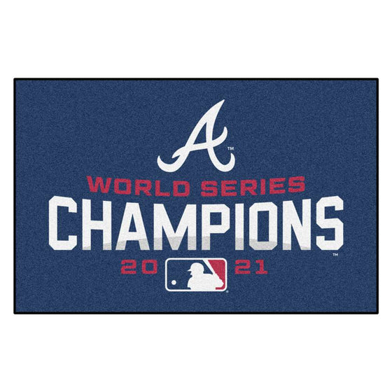 MLB - Atlanta Braves 2021 World Series Champions Starter Mat - 757 Sports Collectibles