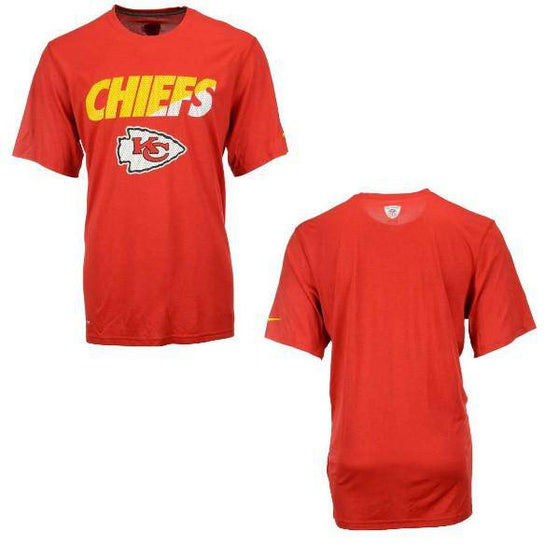 Kansas City Chiefs Nike Dri Fit Practice Hard T-Shirt Size M - 757 Sports Collectibles