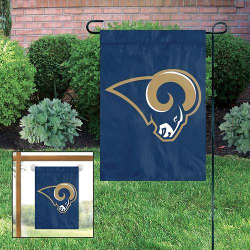 Los Angeles Rams Embroidered 15"x10.5" Premium Garden Mini Flag Banner - 757 Sports Collectibles