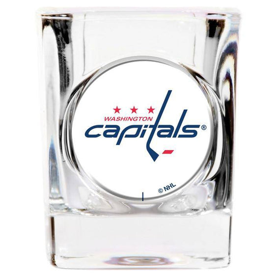 NHL Washington Capitals Square 2 oz Shot Glass (Script) - 757 Sports Collectibles