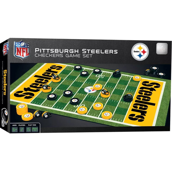 NFL Pittsburgh Steelers Checkers Set - 757 Sports Collectibles