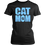 Cat Mom Womens Shirt - 100% Cotton - S - 2XL - 757 Sports Collectibles