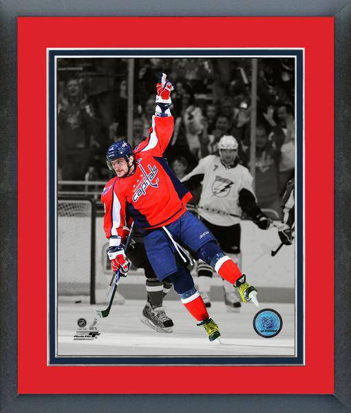 NHL Washington Capitals Alexander Alex Ovechkin Goal Spotlight Framed 11x14 Photo - 757 Sports Collectibles