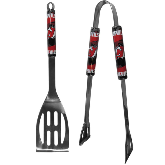 New Jersey Devils�� 2 pc Steel BBQ Tool Set (SSKG) - 757 Sports Collectibles