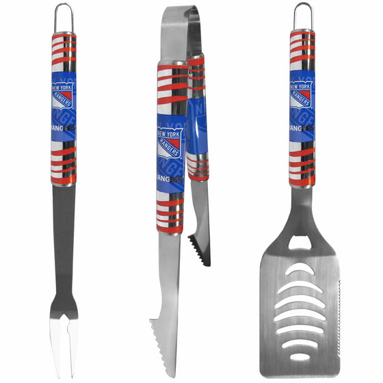 New York Rangers�� 3 pc Tailgater BBQ Set (SSKG) - 757 Sports Collectibles