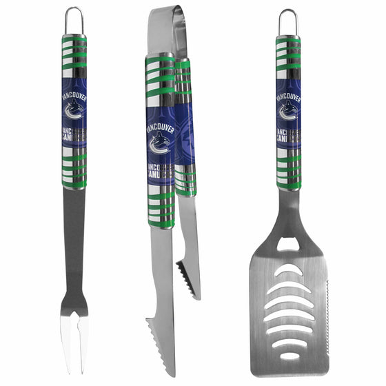 Vancouver Canucks�� 3 pc Tailgater BBQ Set (SSKG) - 757 Sports Collectibles