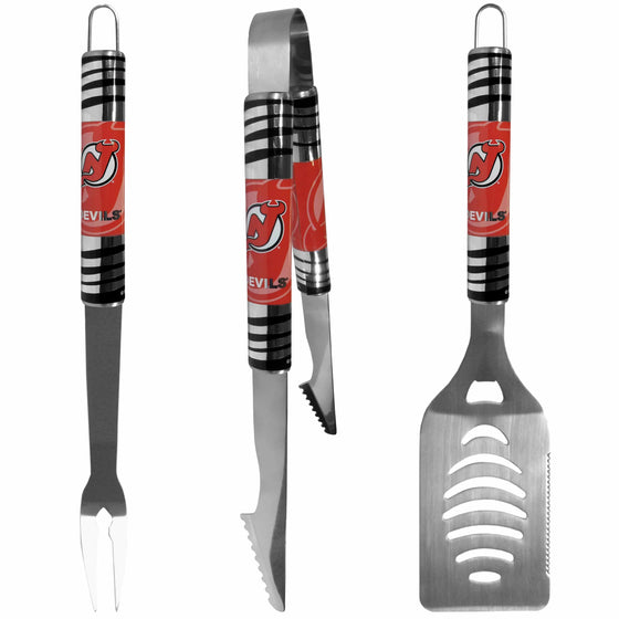 New Jersey Devils�� 3 pc Tailgater BBQ Set (SSKG) - 757 Sports Collectibles