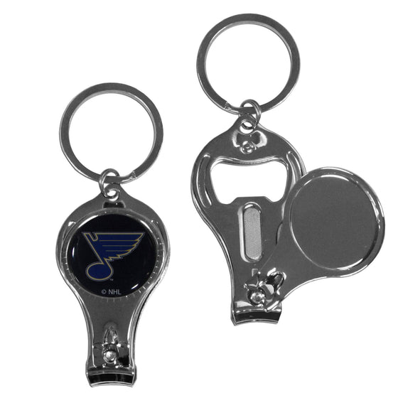 St. Louis Blues�� Nail Care/Bottle Opener Key Chain (SSKG) - 757 Sports Collectibles
