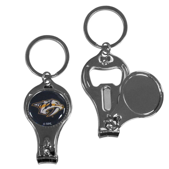 Nashville Predators�� Nail Care/Bottle Opener Key Chain (SSKG) - 757 Sports Collectibles