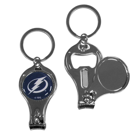 Tampa Bay Lightning�� Nail Care/Bottle Opener Key Chain (SSKG) - 757 Sports Collectibles