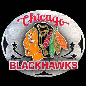 Chicago Blackhawks�� Team Belt Buckle (SSKG) - 757 Sports Collectibles