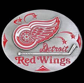 Detroit Red Wings�� Team Belt Buckle (SSKG) - 757 Sports Collectibles