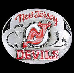 New Jersey Devils�� Team Belt Buckle (SSKG) - 757 Sports Collectibles