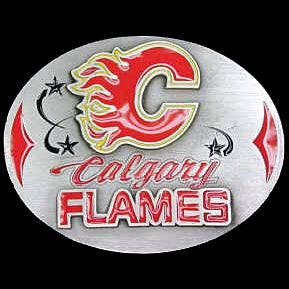 Calgary Flames�� Team Belt Buckle (SSKG) - 757 Sports Collectibles