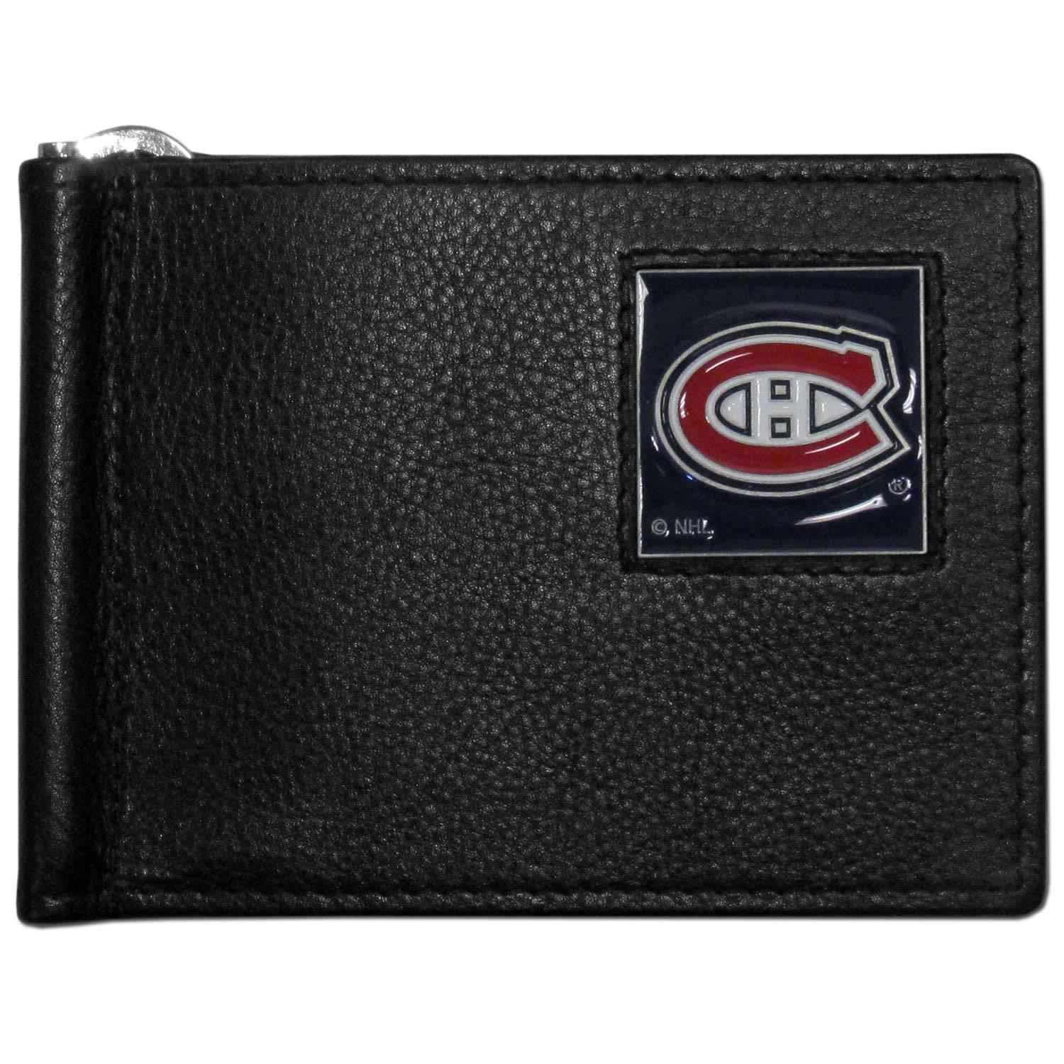 Montreal Canadiens�� Leather Bill Clip Wallet (SSKG) - 757 Sports Collectibles